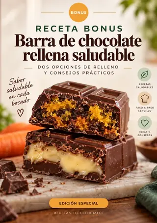 Bono: Barra de chocolate rellena saludable